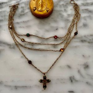 Beautiful Virgins Saints and Angels necklace with Compact Enclosure